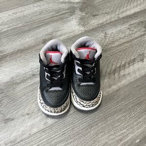 Jordan Kids Black and White Sneakers